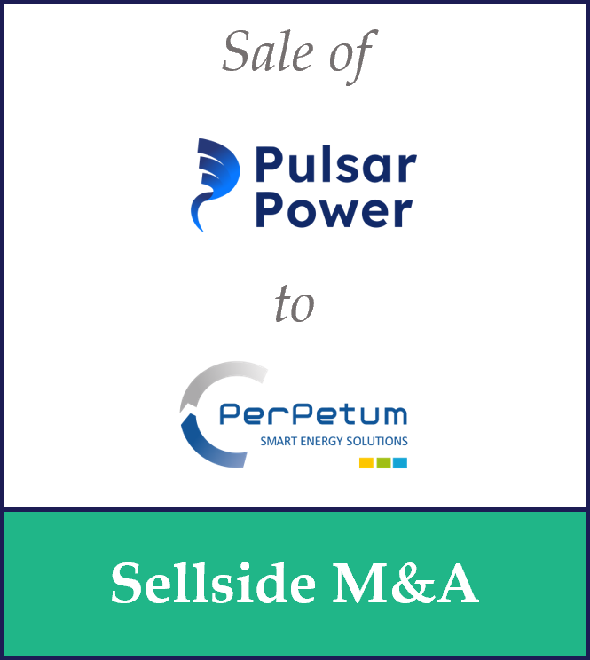 Sale of Pulsar Power to PerPetum – Sellside M&A
